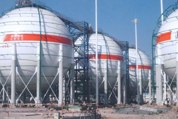 獨(dú)山子石化丙烯球罐區(qū)